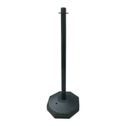 SunniMix 33inch Traffic Post Cone Parking Post Portable Crowd Control Parking Barrier Black